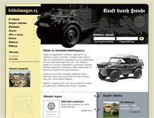 Tablet Screenshot of kubelwagen.cz